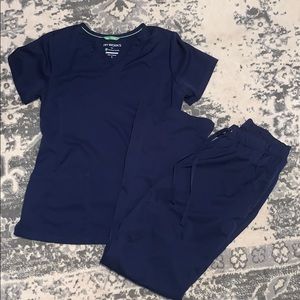 Navy blue scrubs